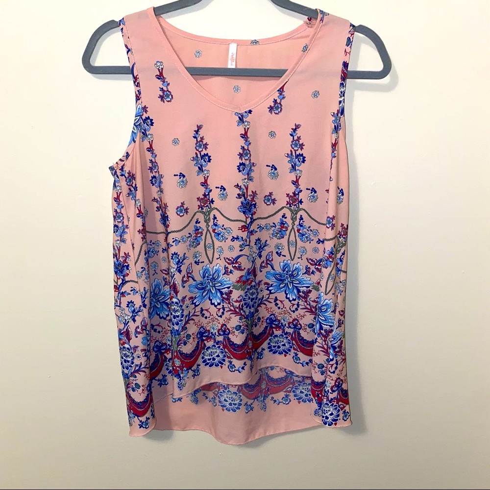 Pinkblush Maternity Blouse Sleeveless Medium